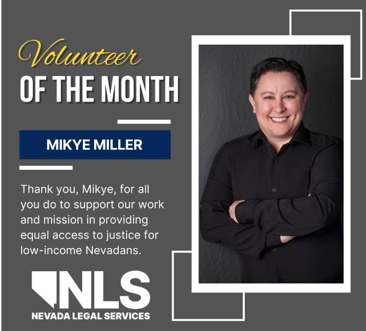 Nevada Legal Services Honors Mikye J. Miller